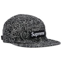 Boné Supreme Handwriting Denim Camp Preto