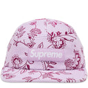 Boné Supreme Floral Jacquard Camp Rosa
