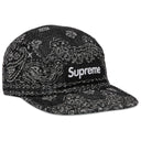 Boné Supreme Bandana Jacquard Denim Camp Preto