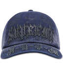 Boné Supreme Leather Appliqué 6-Panel Azul Marinho