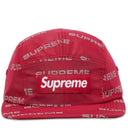 Boné Supreme Reflective Jacquard Camp Vermelho