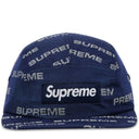 Boné Supreme Reflective Jacquard Camp Azul Marinho