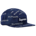 Boné Supreme Reflective Jacquard Camp Azul Marinho