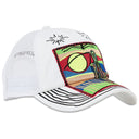 Boné Supreme Reaper Mesh Back 6-Panel Branco