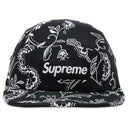 Boné Supreme Floral Jacquard Camp Preto