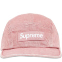 Boné Supreme Denim Camp Rosa