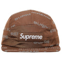 Boné Supreme Reflective Jacquard Camp Marrom