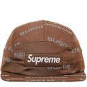 Boné Supreme Reflective Jacquard Camp Marrom
