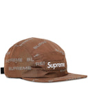 Boné Supreme Reflective Jacquard Camp Marrom