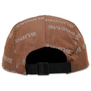 Boné Supreme Reflective Jacquard Camp Marrom