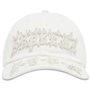 Boné Supreme Leather Appliqué 6-Panel Branco