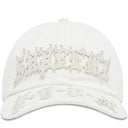 Boné Supreme Leather Appliqué 6-Panel Branco