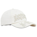Boné Supreme Leather Appliqué 6-Panel Branco