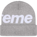 Gorro Supreme Big Logo Cinza