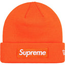 Gorro Supreme x New Era Box Logo Laranja