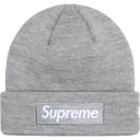Gorro Supreme x New Era Box Logo Cinza