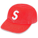 Boné Supreme Pigment Coated Canvas S Logo 6 Panel Laranja