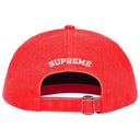 Boné Supreme Pigment Coated Canvas S Logo 6 Panel Laranja