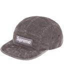 Boné Supreme Corduroy Camp Cinza