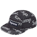 Boné Supreme Jacquard Logos Denim Camp Azul Marinho