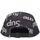 Boné Supreme Jacquard Logos Denim Camp Azul Marinho