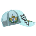 Boné Supreme Crest Mesh Back 6 Panel Azul Claro