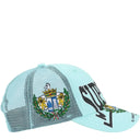 Boné Supreme Crest Mesh Back 6 Panel Azul Claro