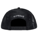 Boné Supreme x B B Simon Studded Canvas 6 Panel Preto