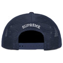Boné Supreme x B B Simon Studded Mesh Back 5-Panel Azul Marinho