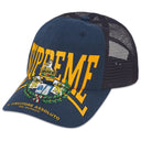 Boné Supreme Crest Mesh Back 6 Panel Azul Marinho