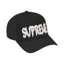Boné Supreme x New Era Sharp Spellout Preto
