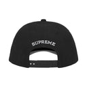 Boné Supreme x New Era Sharp Spellout Preto