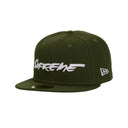 Boné Futura x Supreme x New Era 59FIFTY Fitted Verde Oliva