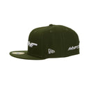 Boné Futura x Supreme x New Era 59FIFTY Fitted Verde Oliva