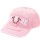 Boné Supreme x True Religion Mesh Back 6-Panel Rosa