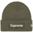 Gorro Supreme New Era Box Logo Verde Oliva Claro (2025)
