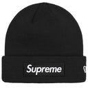 Boné Gorro Supreme x New Era Box Logo Preto