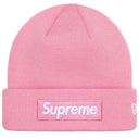 Boné Gorro Supreme x New Era Box Logo Rosa