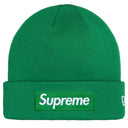 Boné Gorro Supreme x New Era Box Logo Verde