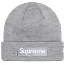 Boné Gorro Supreme x New Era Box Logo Cinza