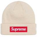 Boné Gorro Supreme x New Era Box Logo Bege