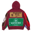 Agasalho Moletom Supreme x Martine Rose Towel Com Zíper Vermelho
