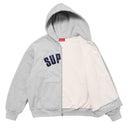 Agasalho Moletom Supreme Arc Thermal Com Zíper Cinza