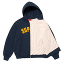 Agasalho Moletom Supreme Arc Thermal Com Zíper Azul Marinho