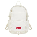 Bolsa Mochila Supreme Branca Denim