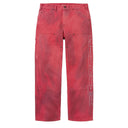 Calça Jeans Supreme Double Knee Refletiva Vermelha