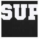 Agasalho Moletom Supreme Collegiate Appliqué Com Zíper Preto