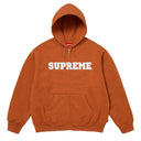 Agasalho Moletom Supreme Collegiate Appliqué Com Zíper Laranja