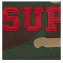 Agasalho Moletom Supreme Collegiate Appliqué Com Zíper Camuflado (Woodland)