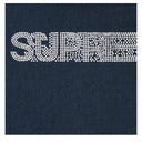 Agasalho Moletom Supreme x Swarovski Motion Logo Azul Marinho